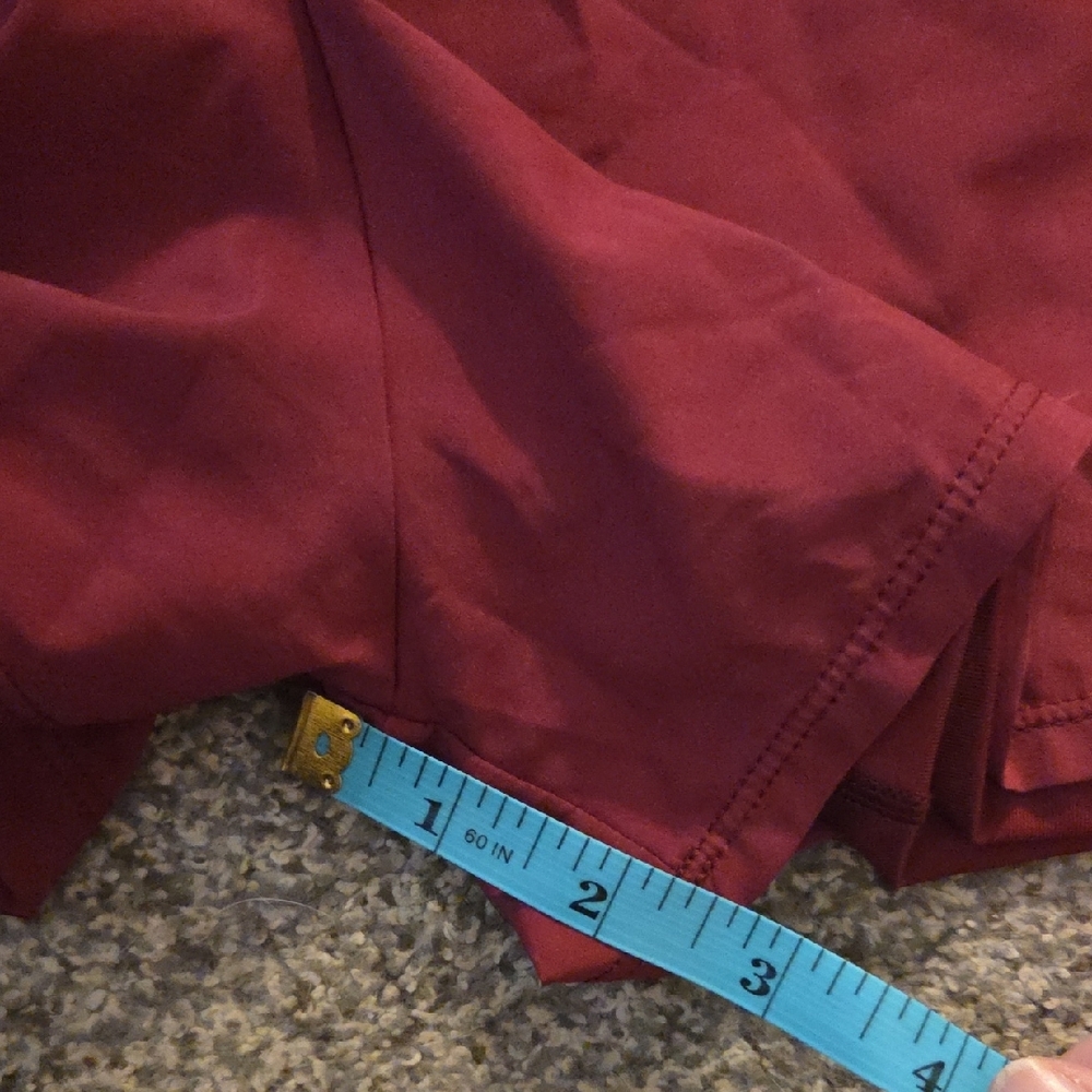 Nike Women's Burgundy Athletic Shorts - Picture 8 of 8